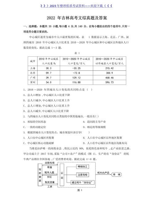 2022高考文综真题详解：高分技巧与答题策略