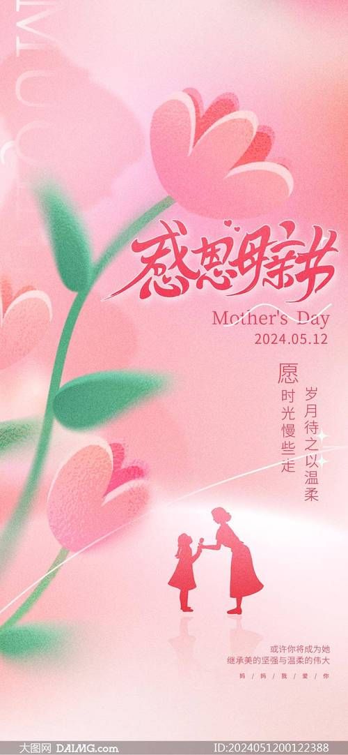 2024快乐母亲节图片：送妈妈的节日问候
