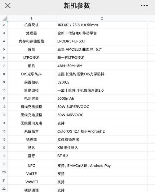 一加10Pro参数深度解读：旗舰级配置大揭秘