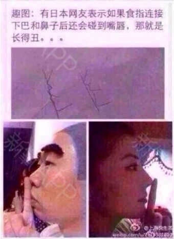 一根手指测美丑？简单易懂的美丑鉴别法