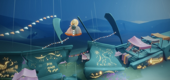 光遇每日任务：黑水港湾沉船冥想位置及流程