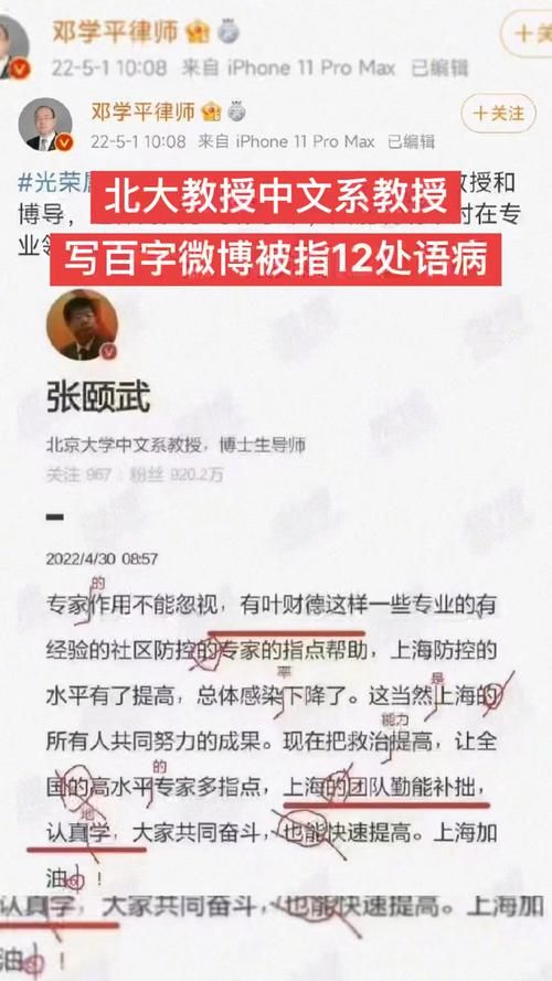 北大教授微博语病引热议，专家说法亮了！