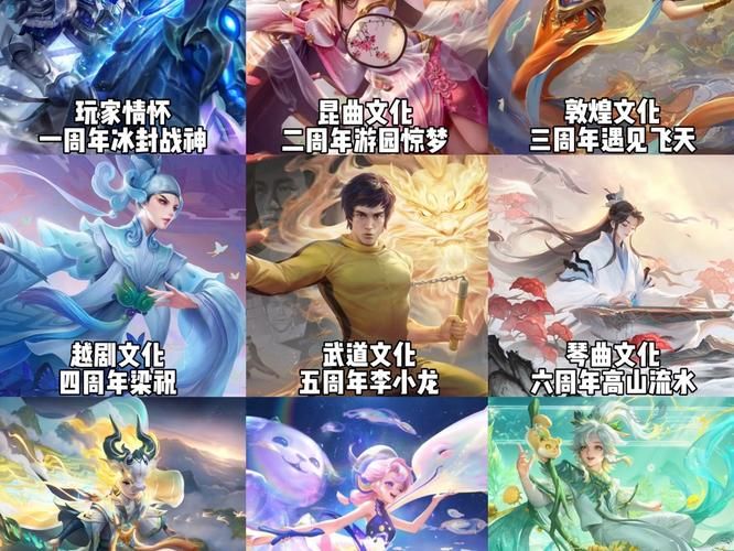 史上最壕王者荣耀周年庆！三款限定皮肤等你拥有！