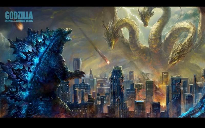 哥斯拉大战三头金龙：史诗级怪兽对决震撼来袭！