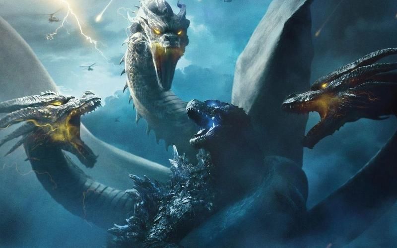 哥斯拉大战三头金龙：史诗级怪兽对决震撼来袭！