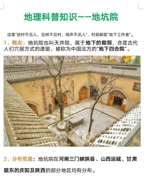 地坑院的地理位置：主要分布地区及文化传承