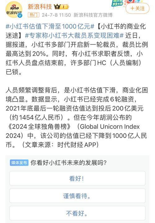 小红书裁员20%是真的吗？员工怎么说？
