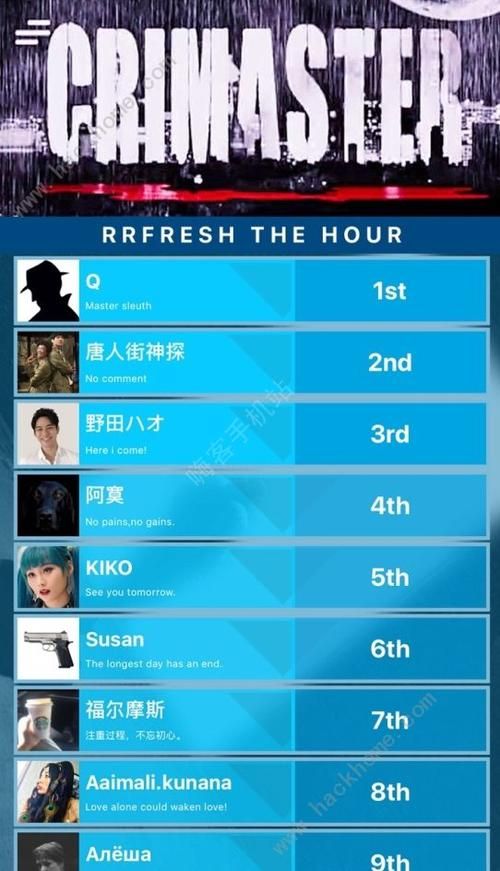山河依旧犯罪大师答案：破解初恋情人名字的秘密