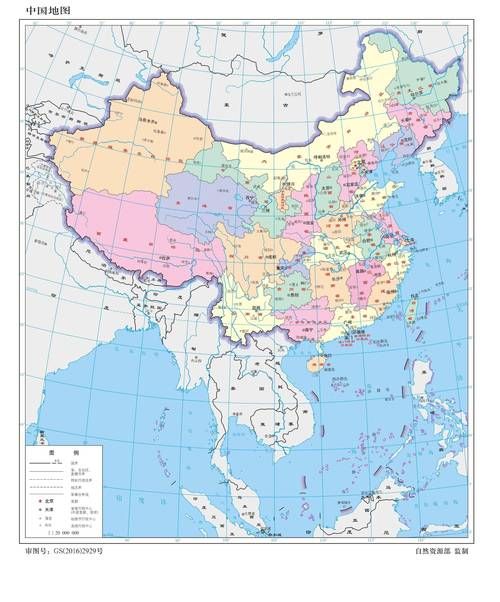 最新中国地图高清全图，高清大图免费下载