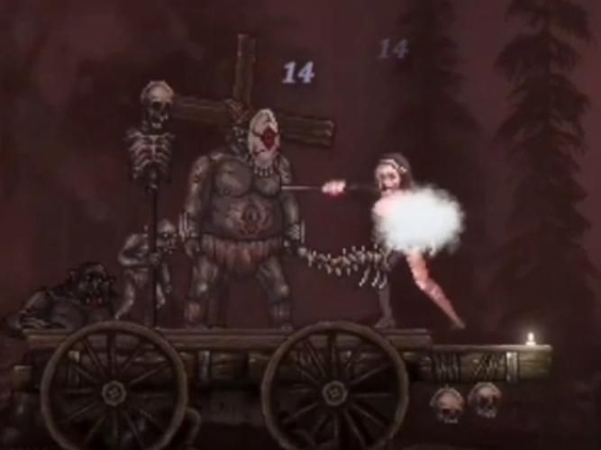 哥特少女勇闯恶魔城：手机版像素冒险等你体验