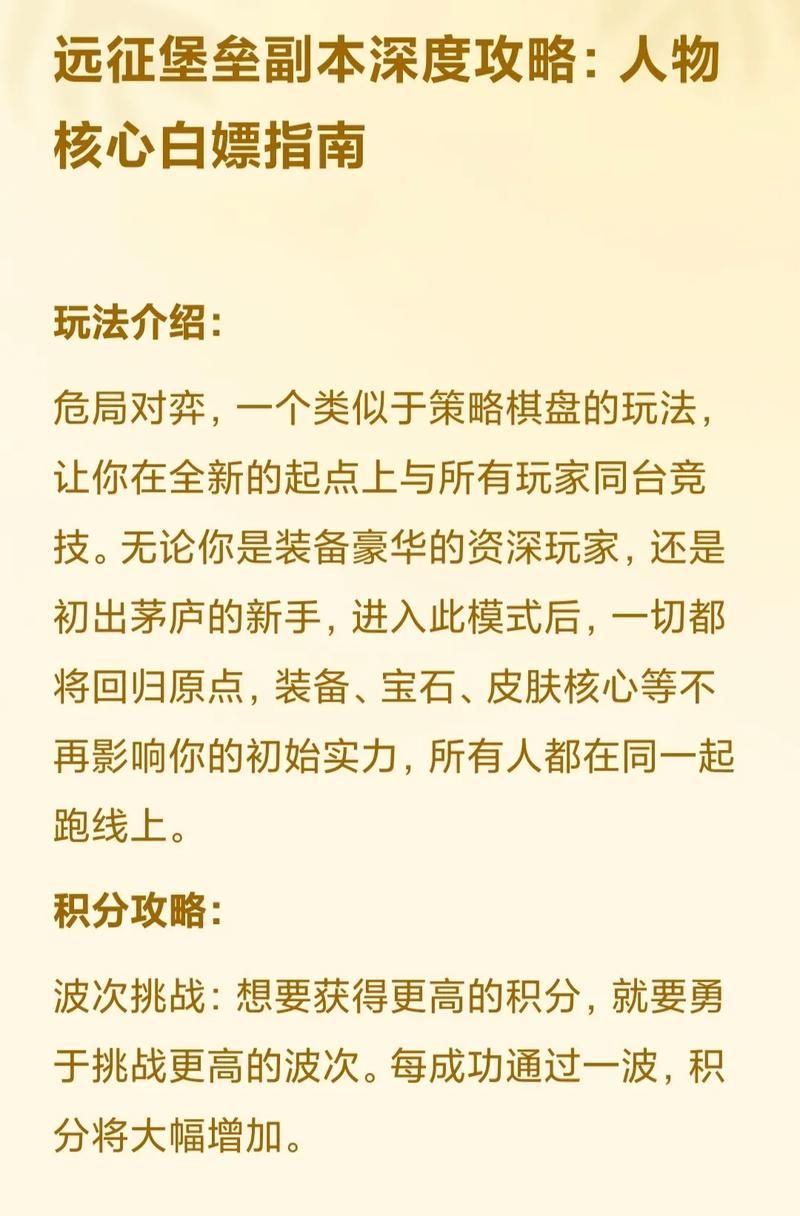 白嫖券游戏指南：新手玩家必看入门教程！